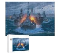 Classic Jigsaw Puzzle for Adults, World of Warships Clans, 300 PCS
