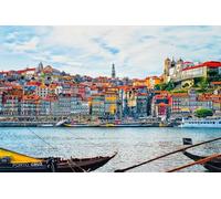Classic Jigsaw Puzzles 1000 Pieces Cityscape on the Douro River in Porto Portugal 26x38CM