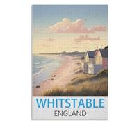 Classic Jigsaw Puzzles 1000 Pieces， Whitstable England，Adults 1000 Piece Jigsaw Puzzle- Christmas，75x50，wooden puzzle ，AA-1236