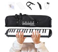 Classic Key Melodica - 32 Keys Piano Instrument, Duals Tube Mouthpiece, Compact Air Harmonium | Creative Portable Melodica Keyboard For Adults Beginners Stage Performance Music Training