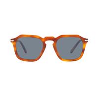 Classic Keyhole Bridge Sunglasses Light Blue, unisex, Persol, Sunglasses, Brown, 50 MM, Accessories 50 MM