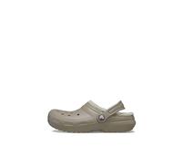 Crocs beige & brown classic lined clog Junior sandals UK 1 (EU 33)