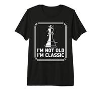Classic King Chess Piece Retro 80s I'm Not Old I'm Classic Premium T-Shirt