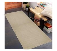 Classic Kitchen Runner Rug - Geometric Green Design Long Hallway Carpet Ideal for Kitchen Front of Sink Versatile Floor Mat for Adults Easy to Clean