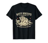 Classic Kitty Biscuits Bakery We Knead You Need Em Cute Cat T-Shirt