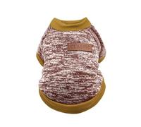 Classic Knit Pet Sweater, Timeless Design Dog Jumper with Embroidered Label, Warm Soft Winter Apparel for Small Breeds, Premium Quality Autumn Winter Wear for Chihuahua Yorkie Puppies