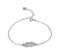 Classic Knot for Women 925 Crystals, Birthday Thanksgiving Christmas Xmas Gift for Women Mum Mother Wife-Come