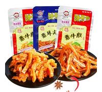 Classic konjac shuang spicy strips, Chinese latiao, instant konjac shreds, vegetarian gluten, mixed flavors, Hunan specialty spicy snacks, devil spicy stick snack gift pack (2 Flavor Mix,40 pcs)