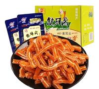 Classic konjac shuang spicy strips, Chinese latiao, instant konjac shreds, vegetarian gluten, mixed flavors, Hunan specialty spicy snacks, devil spicy stick snack gift pack (Crispy konjac 16g,10 pcs)