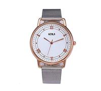Classic Ladies Watch,ITVIP Rose Gold Case Stainless Steel Quartz Analog Watch 230mm gold