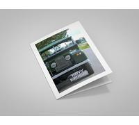 Classic Land Rover Happy Birthday Greeting Card PT160