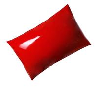 Classic Latex pillowcases closed with zip,20X28 Inch Latex Pillow Case Cover,Natural Rubber Pillowslip Handmade Pillow Protector Red