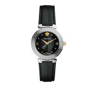 Versace Women's Analog Swiss-Quartz Watch with Leather Calfskin Strap V16020017
