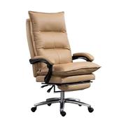 Classic Leathers Office Desk Chair Gaming-Ergonomic High Back Comfortable Cushion Adjustable Swivel Rolling Home Executive Office Chair Desk Task Chair(Khaki-One Size