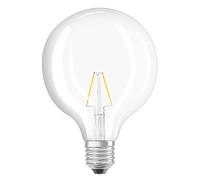 Classic LED Globe 125mm 2.5W (25W) Very Warm White E27 Clear