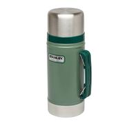 Stanley Classic Legendary Food Jar 0.7L - BPA-Free Stainless Steel Food Flask - Hot For 15 Hours - Leakproof Lid Doubles as Cup - Thermal Lunch Box For Hot Food - Dishwasher Safe - Hammertone Green