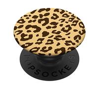 Classic Leopard Print Wildlife Camouflage Wild Animal Print PopSockets Swappable PopGrip