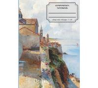 Classic Lined Composition Notebook - 7” x 10” Cover Art: The bell towers in Rab 110 Lined Page: Art Journal with Classic Painting Cover: Gift for ... Journal For Girls, Teens, Women and Men