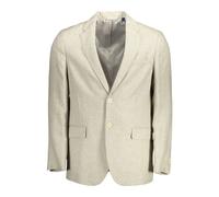 Classic Linen Jacket in Beige with Logo - male - Gant - Blazers - Beige - XL - Jackets XL