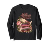 Classic Literature Collection Vintage Regency Reader Long Sleeve T-Shirt