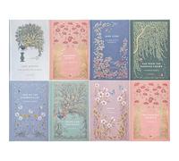 Classic Literature Masterpieces Collection: 5 Iconic Novels by Austen, the Brontë Sisters, and Hardy (5 Books, Hardcover) with 3 Matching Journals in Exquisite Cranford Edition