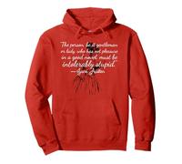 Classic Literature Quotes "Intolerably Stupid" Jane Austin S Pullover Hoodie