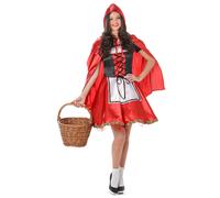 Classic Little Red Riding Hood costume for women