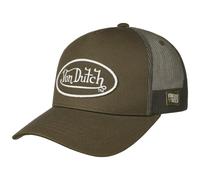 Von Dutch Trucker Mesh Snapback Cap - OVAL PATCH olive - One Size