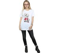 Classic Lola Bunny Cotton Boyfriend T-Shirt Looney Tunes White XL