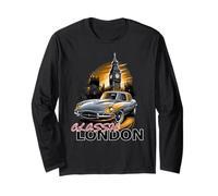 Classic London Automotive Art Design Long Sleeve T-Shirt