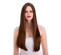 Classic Long Brown Fancy Dress Wig