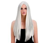 Long silver Classic Party Wig Fancy Dress Halloween