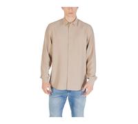 Classic Long Sleeve Button-Up Shirt - male - Antony Morato - Casual Shirts - Beige - 2XL - Shirts 2XL