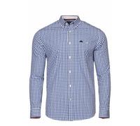 Raging Bull Long Sleeve Classic Gingham Shirt Navy