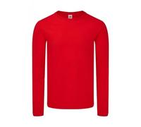 Classic long sleeve T-shirt Fruit of the Loom Iconic 150 Rouge 2XL