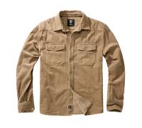 Brandit Classic Corduroy Shirt, light brown, size L