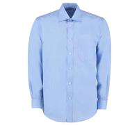 Classic Long-Sleeved Business Shirt Kustom Kit Light Blue 17 in