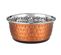 Classic Luxury Copper Colour Embossed Dish, 500 ml