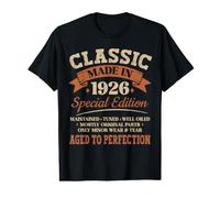 Classic Made 1926 Special Edition 100th Birthday Tee Value Graphic T-Shirt
