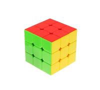 Classic Magic Cube Toys 3x3x3 PVC Sticker Block Puzzle Speed Cube Sugar Color