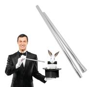 Classic Magician Walking Stick-Black Theatrical Dance Cane, Sleek Costume Accessory & Gentleman | Lightweight Stage Prop for Party, Easy to Adjust Non Medical