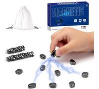 Classic Magnetic Chess Set for Adults & Kids, Portable Travel Chess Game with Oversized Chess Pieces, 2-Player Strategy Board Game for Home, Picnic and Camping Activities