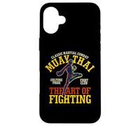 Classic Martial Combat Muay Thai The Art Of Fighting Case for iPhone 16 Plus