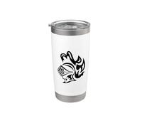 Classic Medieval Knight Helmet Illustration Stainless Steel Insulated Tumbler