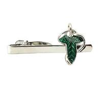 Classic Men Elven Leaf Tie Clip Metal Suit Accessory