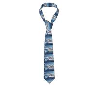 Classic Mens Cool Cruise Ship Neckties Ties Printed Silk New Skinny Solid Strip Paisley Tie