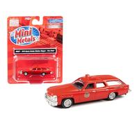 Classic Metal Works 1974 Buick Estate Station Wagon Red Fire Chief 1/87 (HO) Scale Model