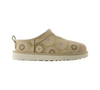 UGG® Classic Micro Sun Stitch Boot in Brown, Size 6, Suede/Polyester/Leather