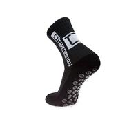 Tapedesign - "Classic 1 Pair Non-Slip Football Grip Socks Black (Size 5-14) for Men, Women & Kids - Soccer Socks for Adults & Youth (Unisex) - Anti-Slip Sport Socks for Basketball, Tennis & Running