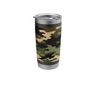 Classic Military Camouflage Pattern Design Stainless Steel Insulated Tumbler